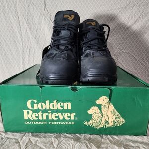 NWT Golden Retriever Safety Toe Men's Black Boots Size 11W